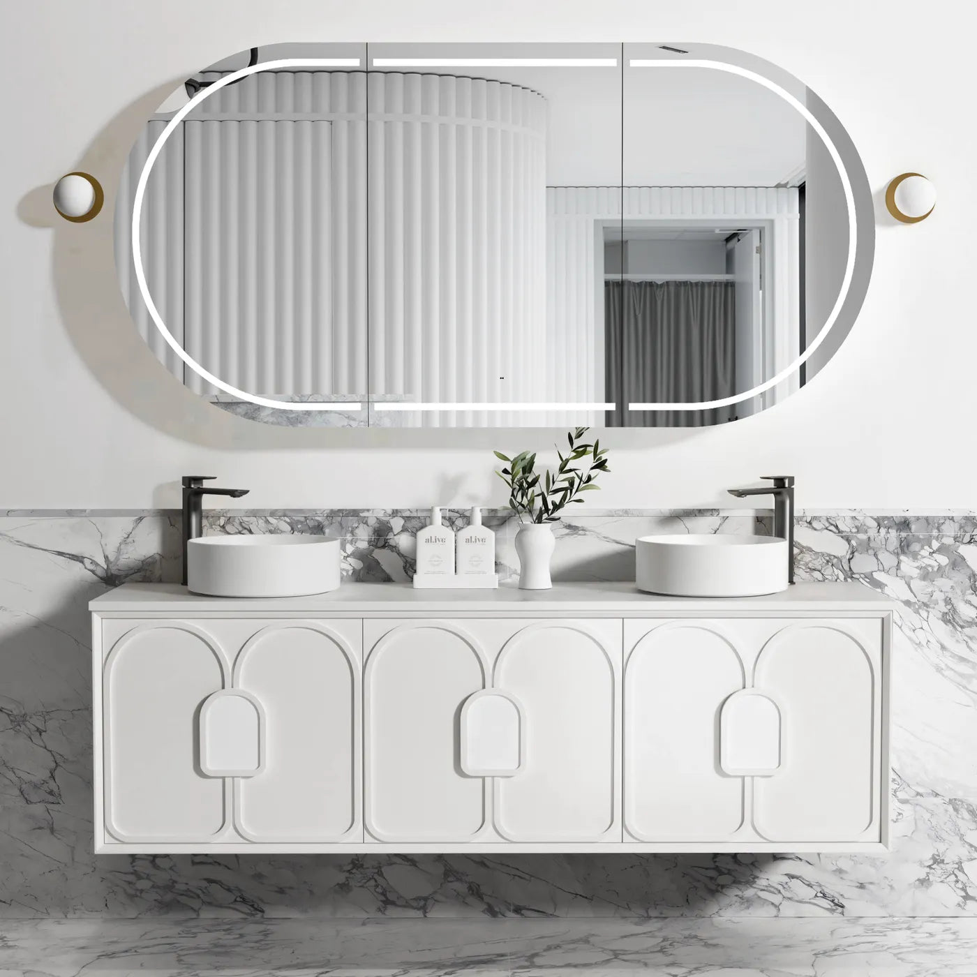 The Laguna Collection - Satin White - Neche Interiors