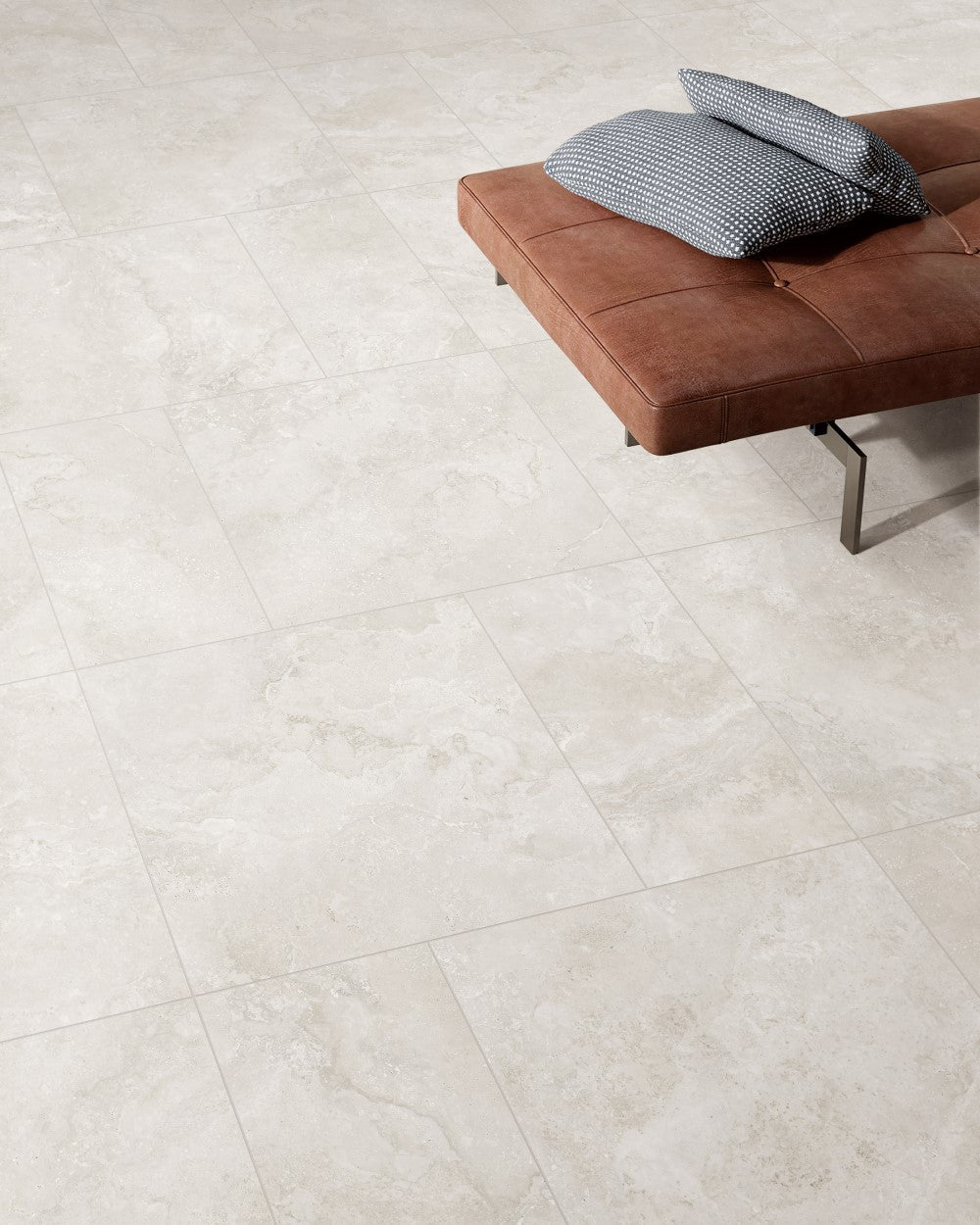 Norcia Travertine Porcelain Tile - Neche Interiors
