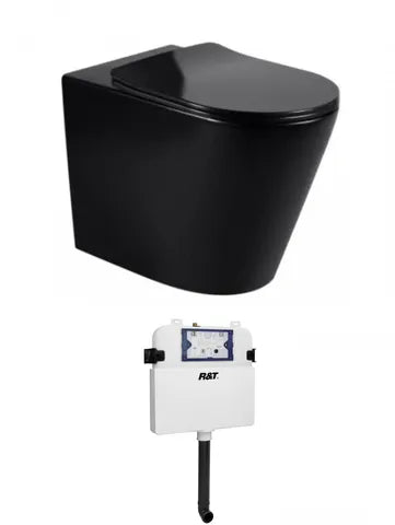 Alzano In Wall Tornado Flush Toilet System - Neche Interiors