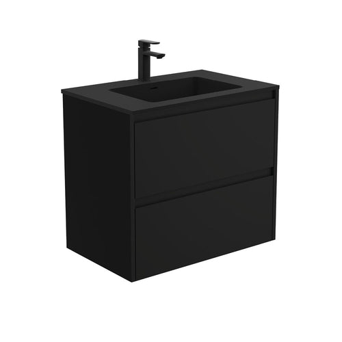 Montana Amato 750 Satin Black Wall-Hung Vanity
