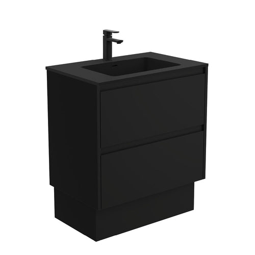 Montana Amato 750 Satin Black Vanity On Kick