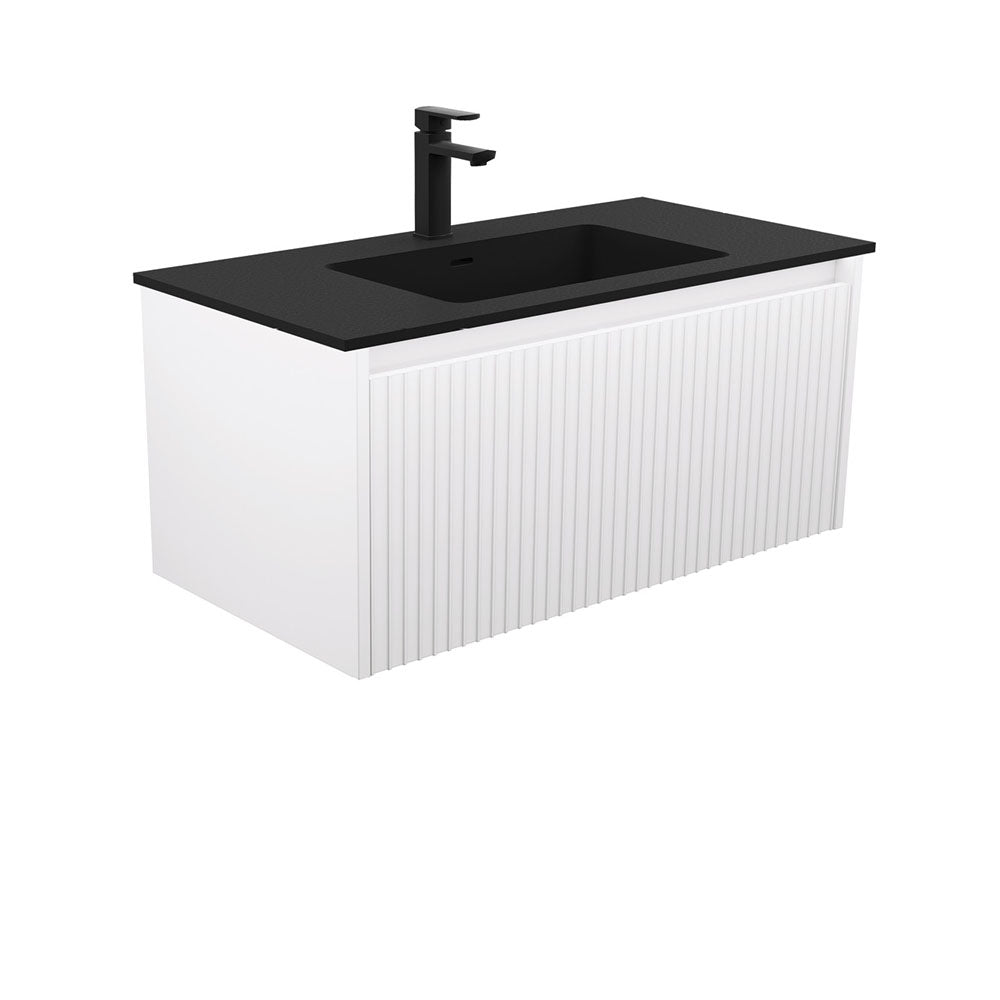 Montana Alina Satin White Wall-Hung Vanity