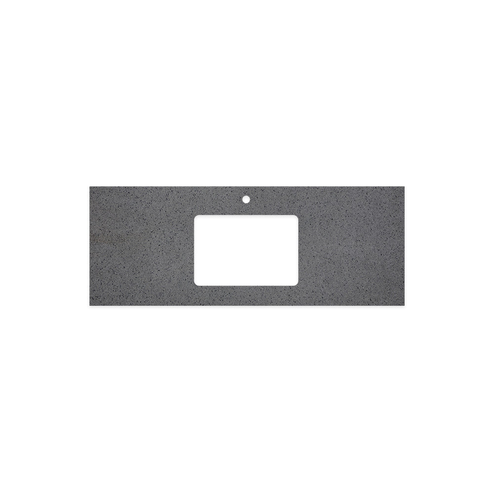 Moonscape Solid Surface Top Rectangular Full Depth with Single Undermount Basin Hole & Tap Hole - Neche Interiors