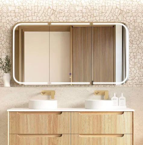 Newport LED Shaving Cabinet - Neche Interiors