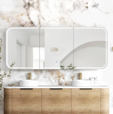 Newport LED Shaving Cabinet - Neche Interiors