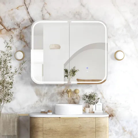 Newport LED Shaving Cabinet - Neche Interiors