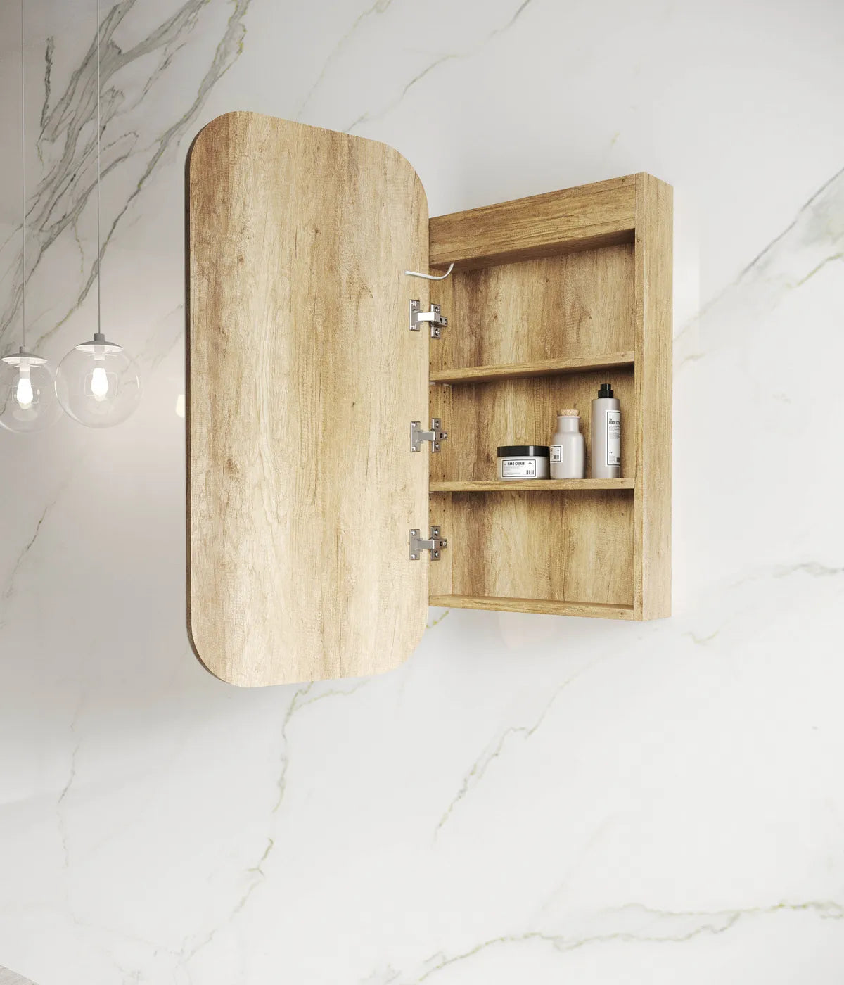 Newport LED Shaving Cabinet - Neche Interiors