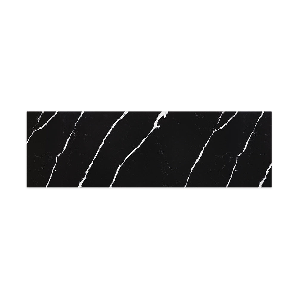 Nero Vena Silica Free Stone Top Rectangular Full Depth - Neche Interiors