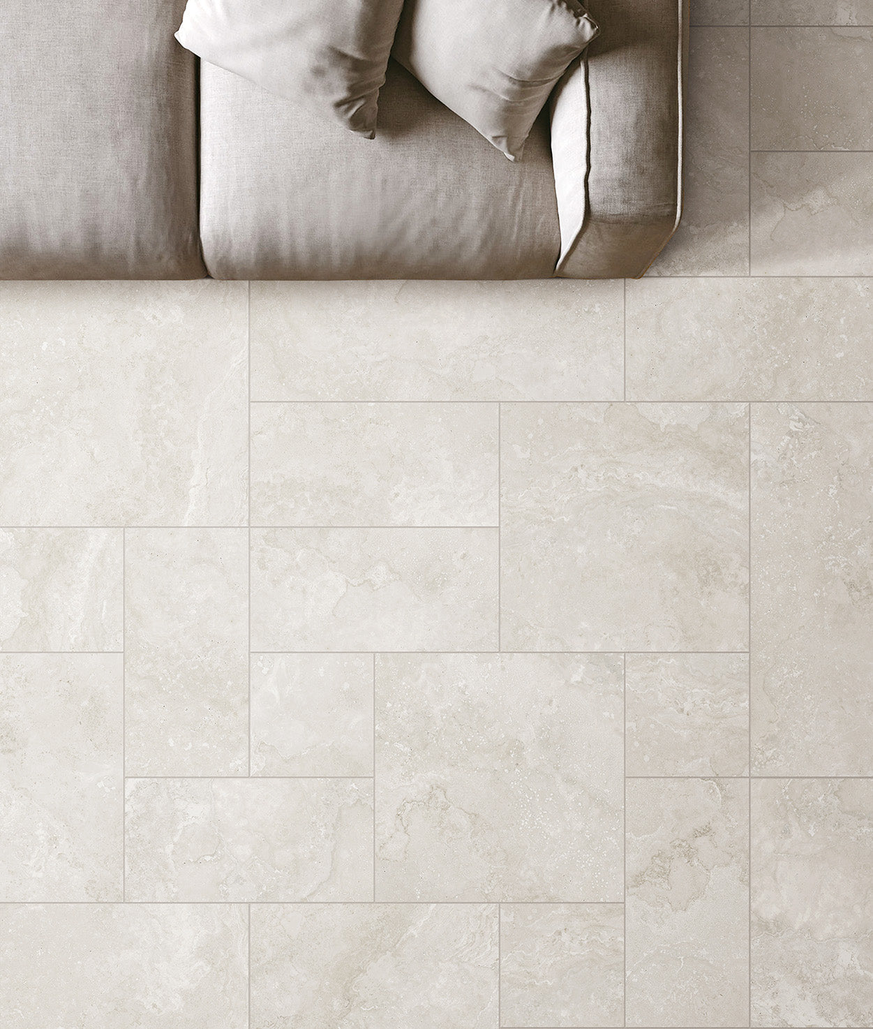 Norcia Travertine Porcelain Tile - Neche Interiors
