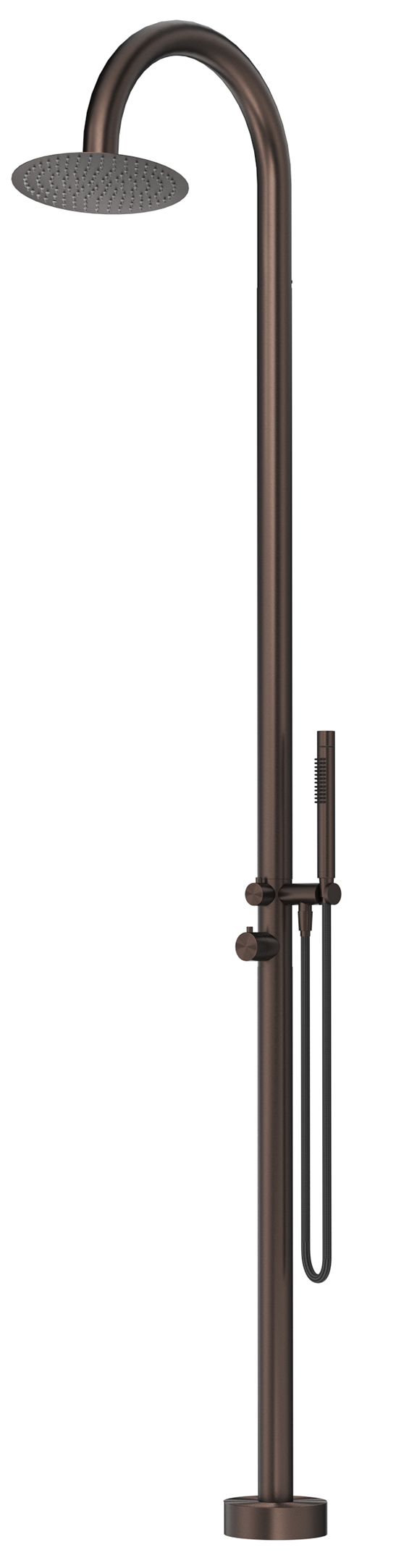 Mica Gooseneck Freestanding Outdoor Shower - Neche Interiors