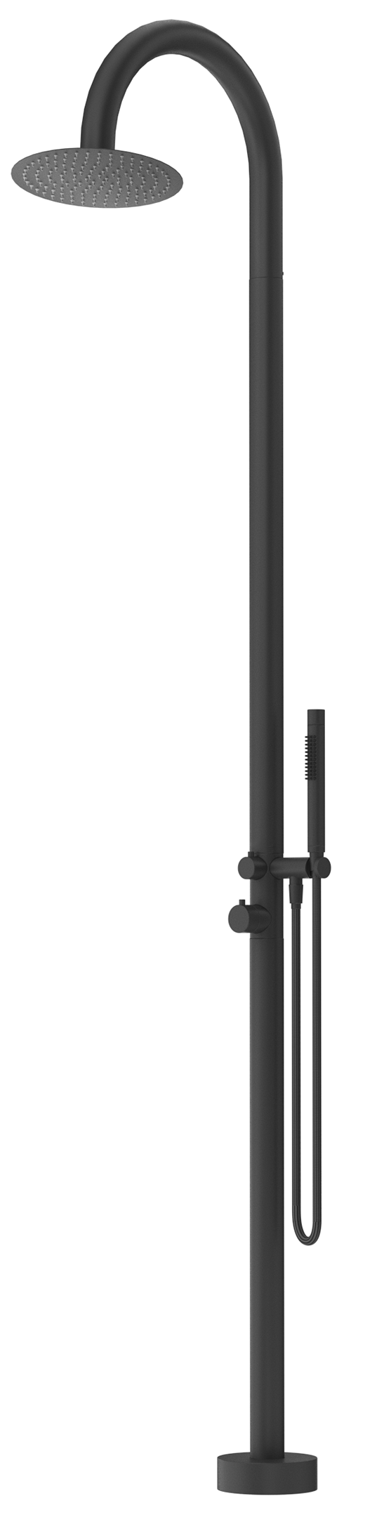Mica Gooseneck Freestanding Outdoor Shower - Neche Interiors