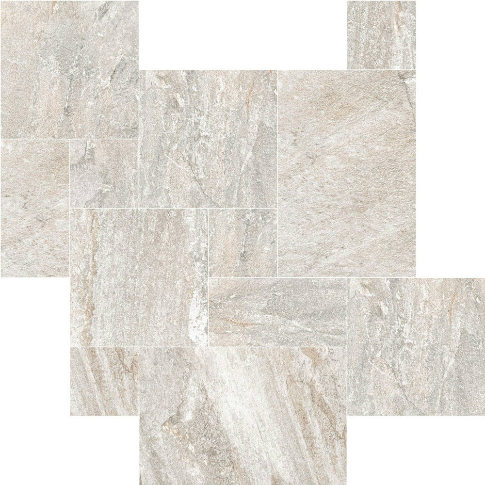 Oberon White French Pattern - Neche Interiors
