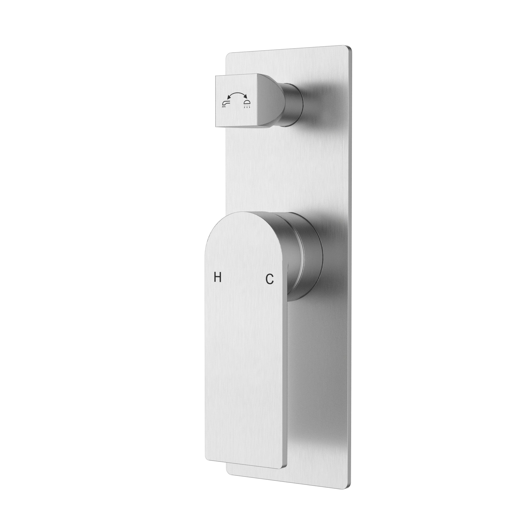 Ruki Wall Mixer With Diverter