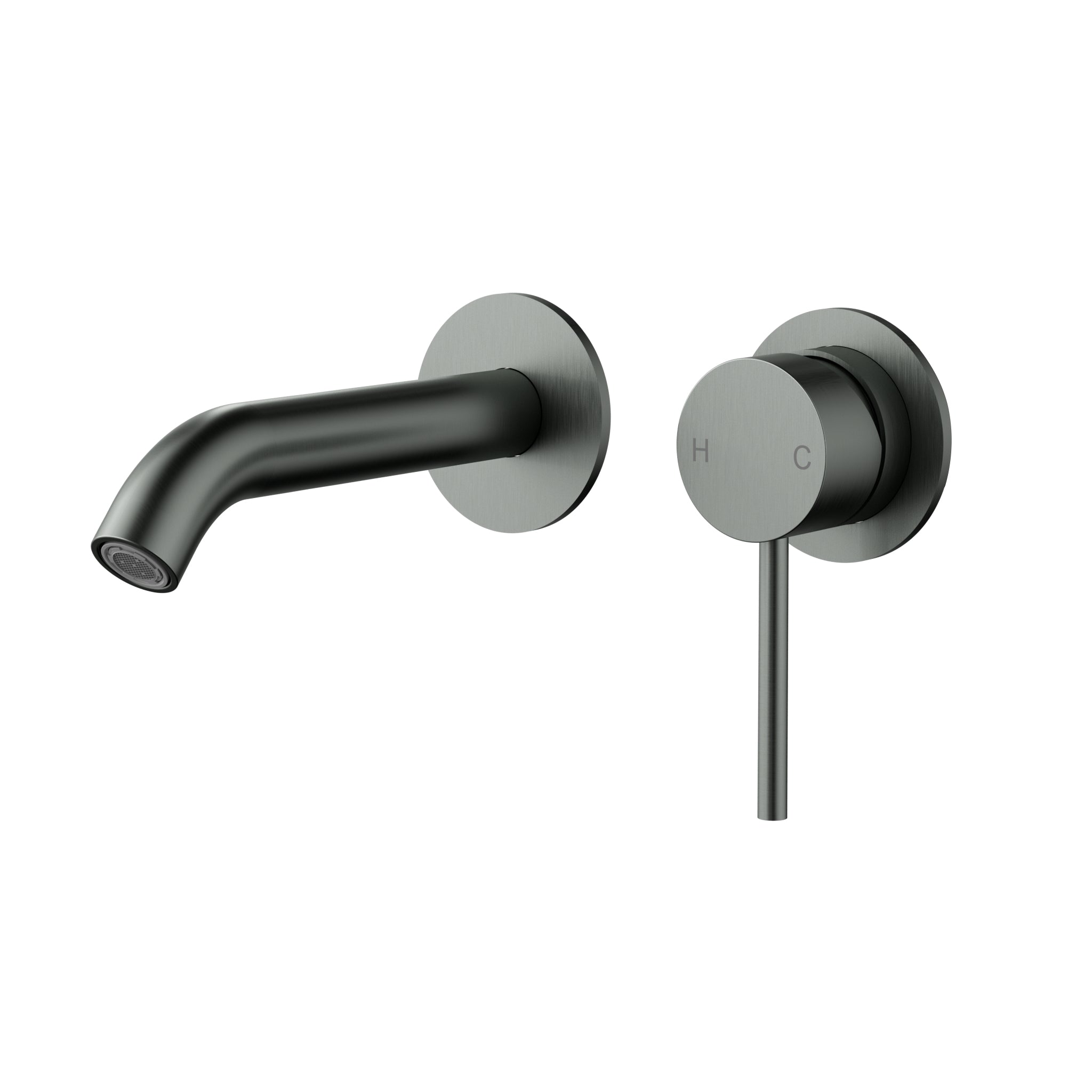 Otus Slimline Wall Basin Mixer (Separated Back Plate) - Neche Interiors