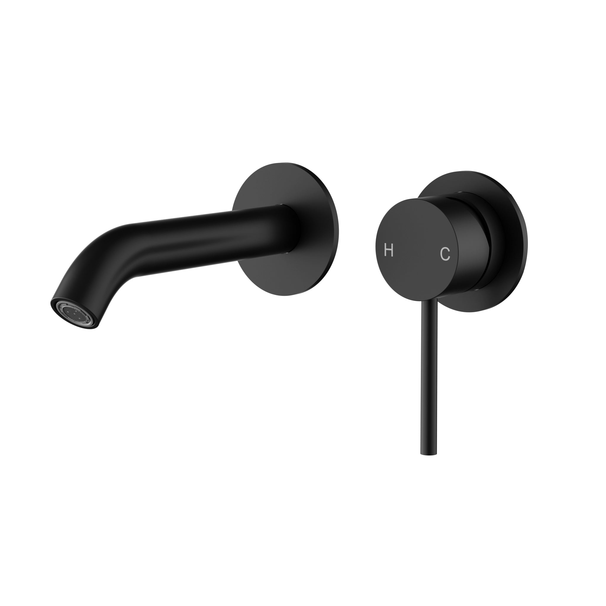 Otus Slimline Wall Basin Mixer (Separated Back Plate) - Neche Interiors