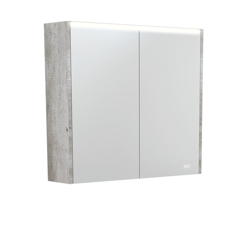 750 LED Mirror Cabinet With Industrial Side Panels