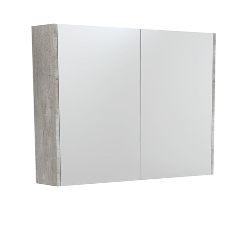 900 Mirror Cabinet With Industrial Side Panels