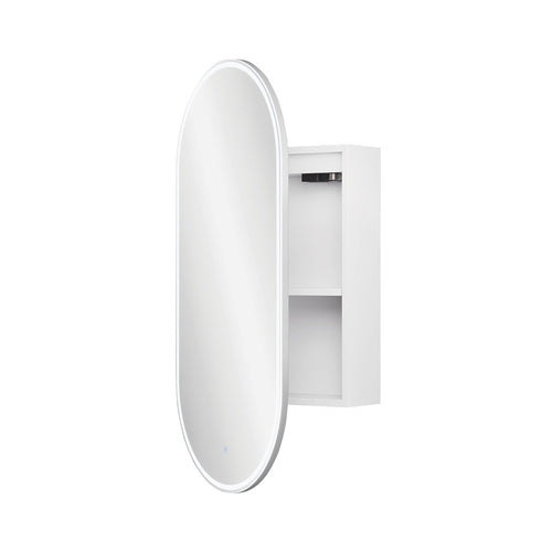 Pill LED Mirror Cabinet