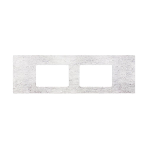 Polar Sacco Silica Free Stone Top Rectangular Full Depth with Double Undermount Basin Holes