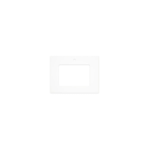 Pure White Solid Surface Top Rectangular Full Depth with Single Undermount Basin Hole & Tap Hole