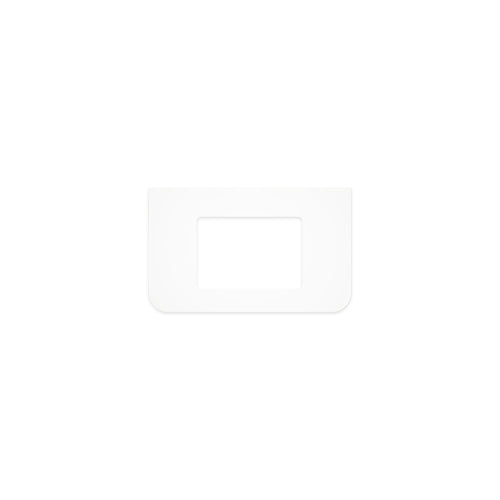 Pure White Solid Surface Top Curved Full Depth with Single Undermount Basin Hole