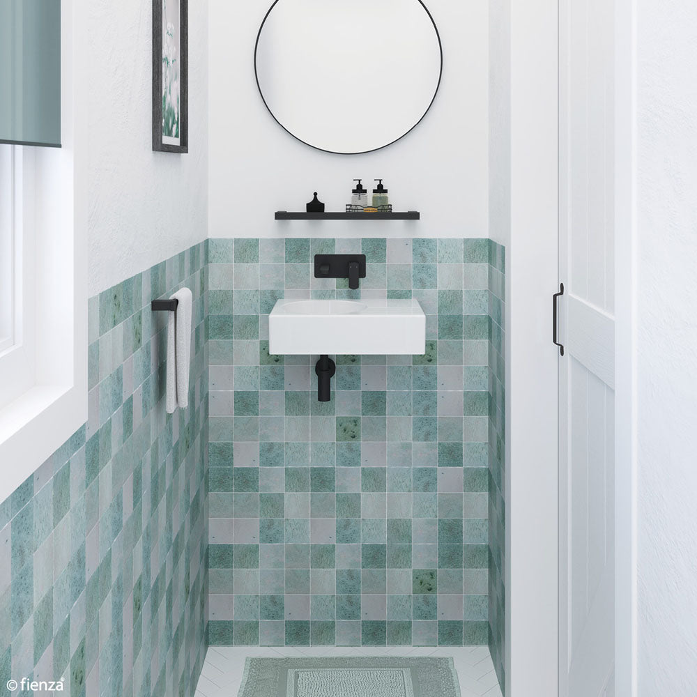 Reba Left Bowl Wall Basin, No Tap Hole