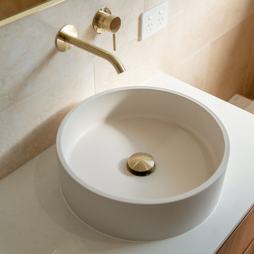 Jada Round Concrete Above Counter Basin