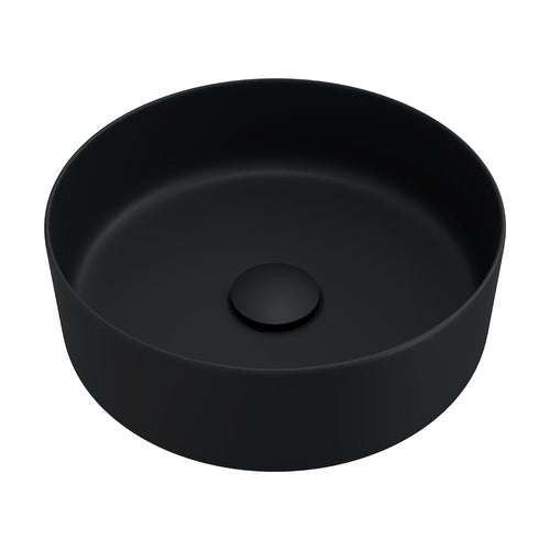 Reba Above Counter Basin, Matte Black