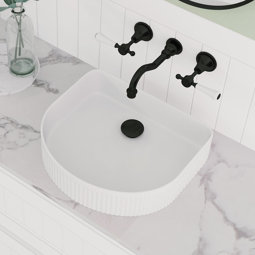 Eleanor Arch Above Counter Fluted Basin