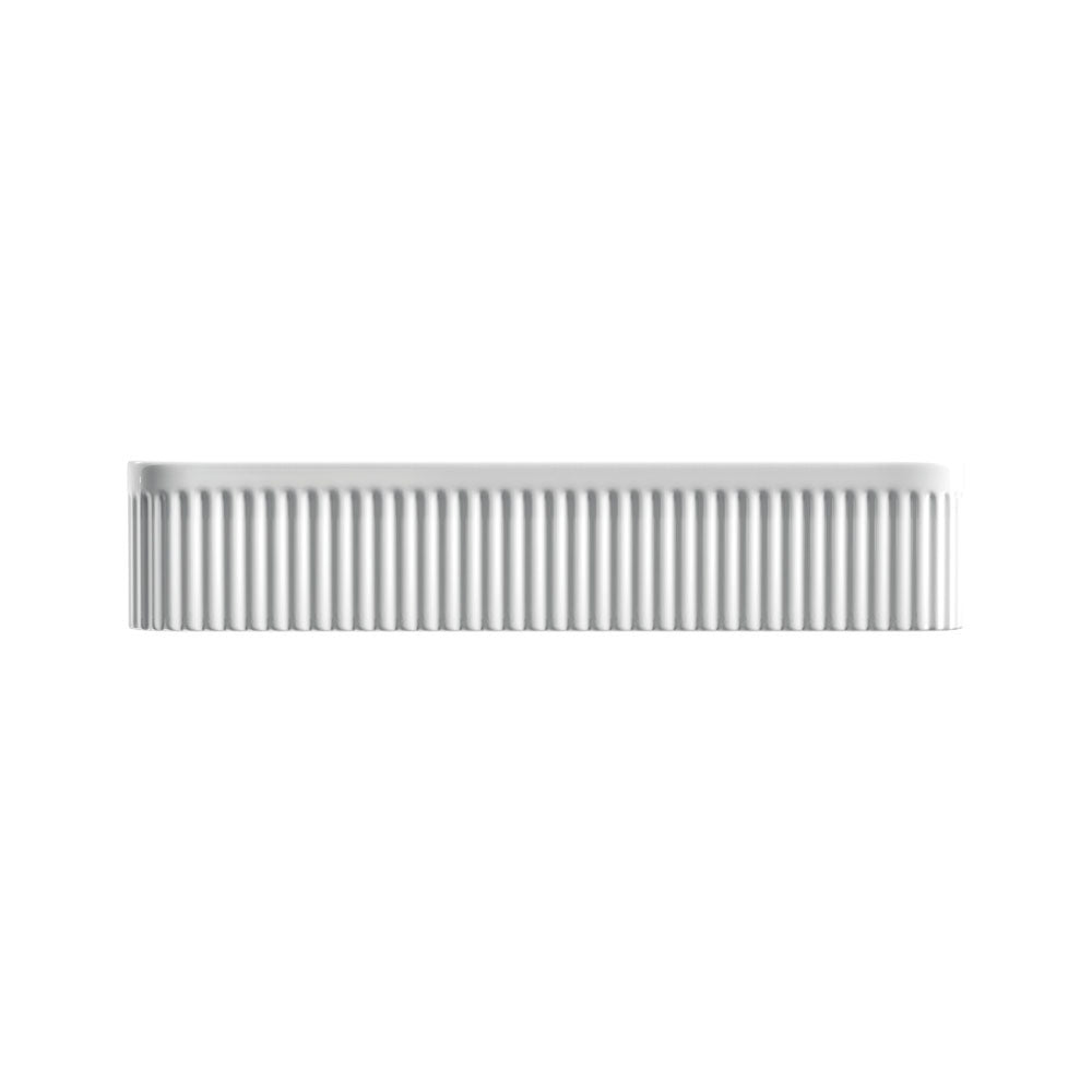 Eleanor Rectangular Above Counter Fluted Basin