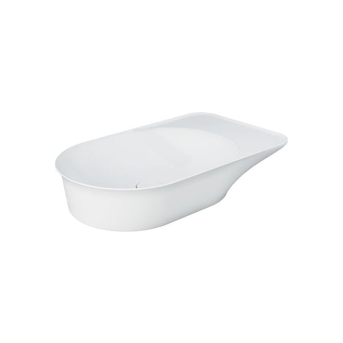 RAK Valet Oval Above Counter Basin, Matte White