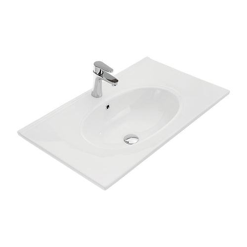 Rotondo Full Depth Ceramic Basin Top 750
