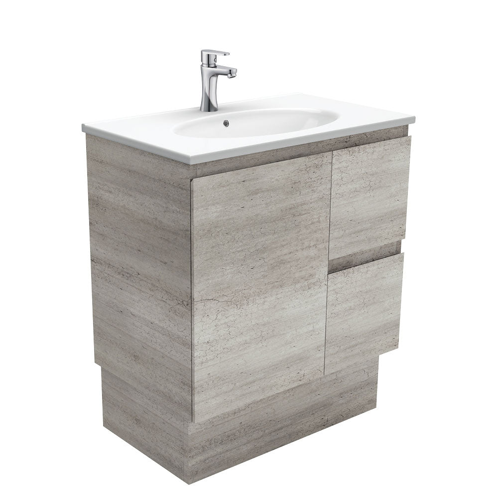 Rotondo Edge Industrial Vanity On Kickboard