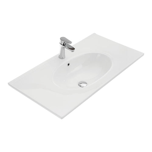 Rotondo Full Depth Ceramic Basin Top 900
