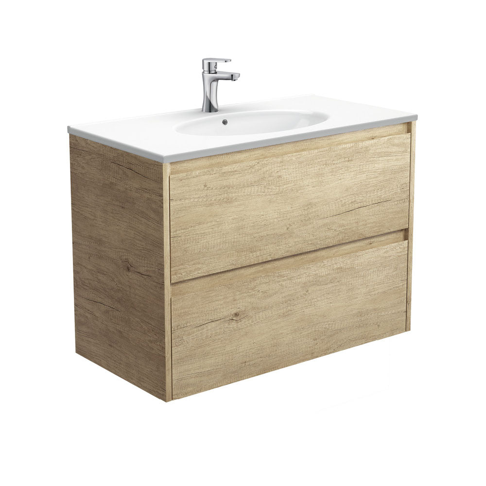 Rotondo Amato Scandi Oak Wall-Hung Vanity