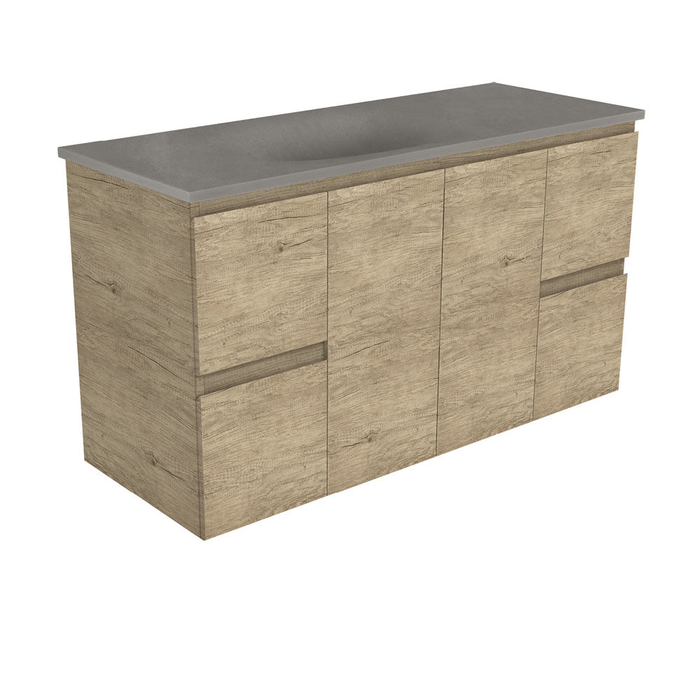 Satori Edge Scandi Oak Wall-Hung Vanity