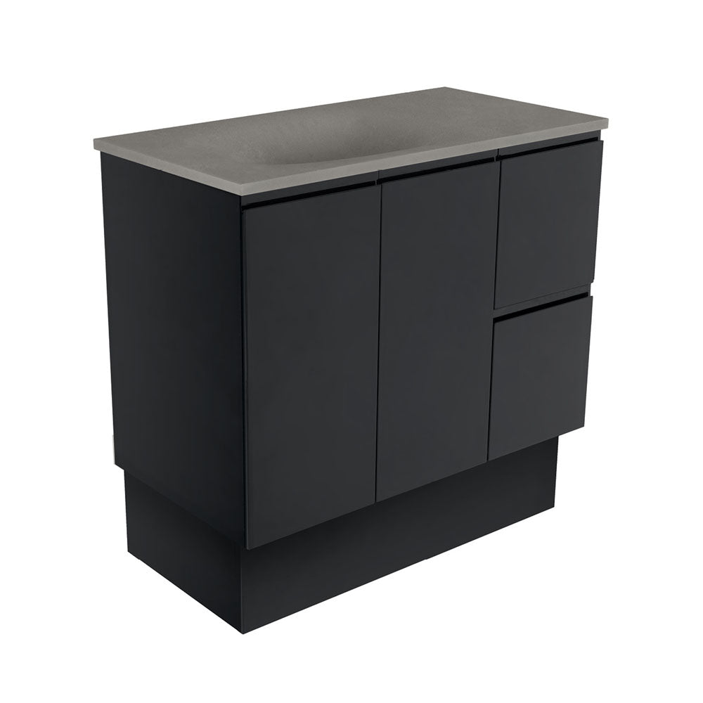 Satori Fingerpull Satin Black Vanity On Kick
