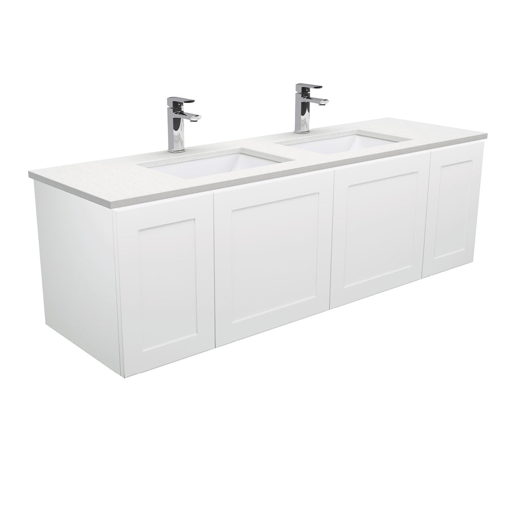 Sarah Crystal Pure Undermount Mila Wall-Hung Vanity