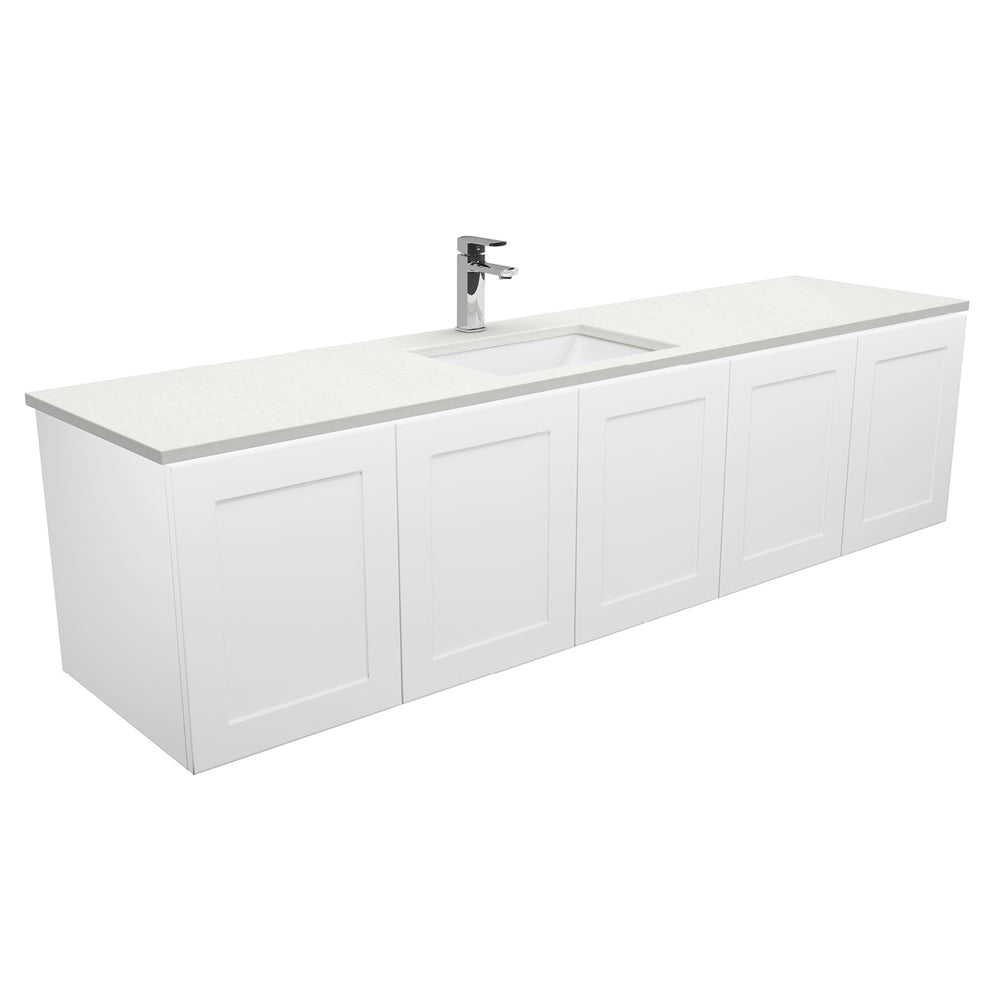 Sarah Crystal Pure Undermount Mila Wall-Hung Vanity