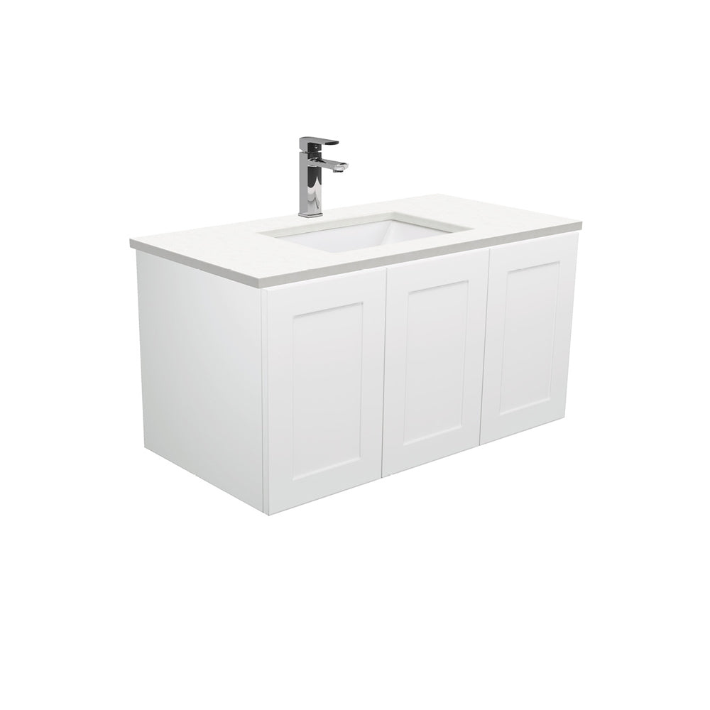 Sarah Crystal Pure Undermount Mila Wall-Hung Vanity