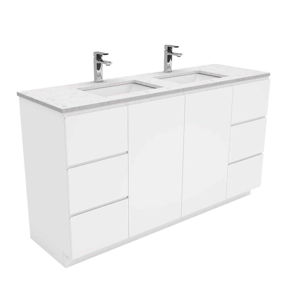 Sarah Fingerpull Gloss White Vanity on Kick