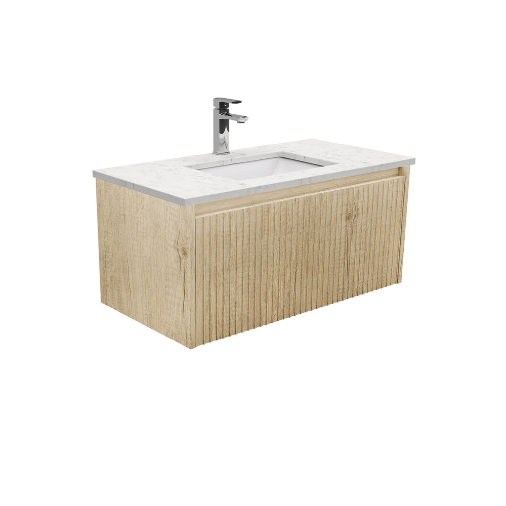 Sarah Alina Scandi Oak Wall-Hung Vanity