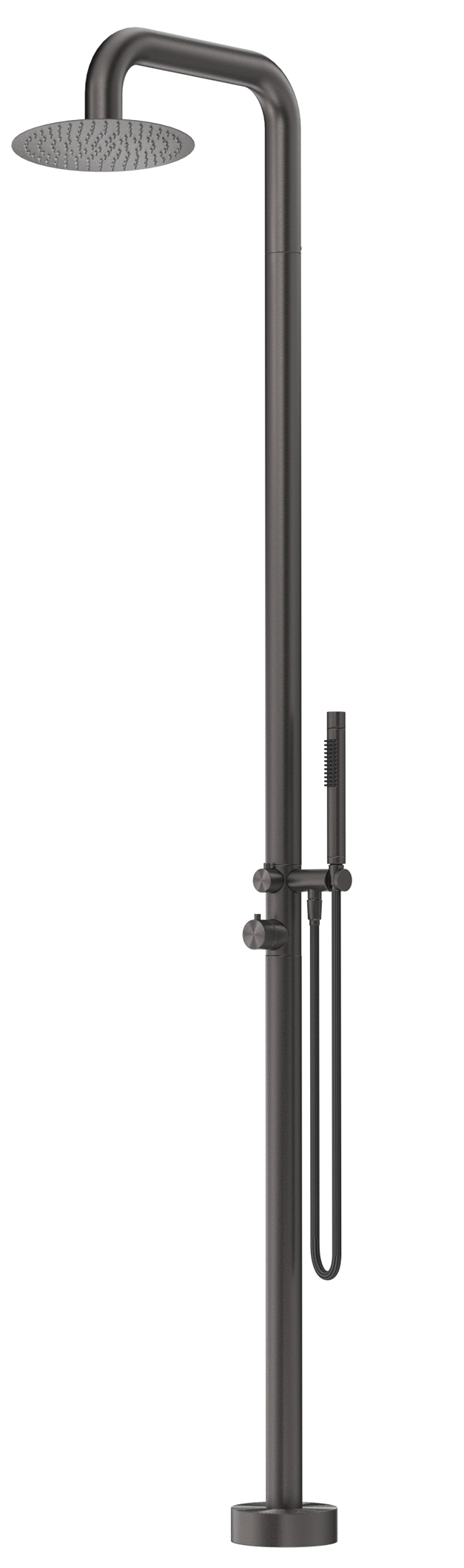 Mica Soft Square Freestanding Outdoor Shower - Neche Interiors