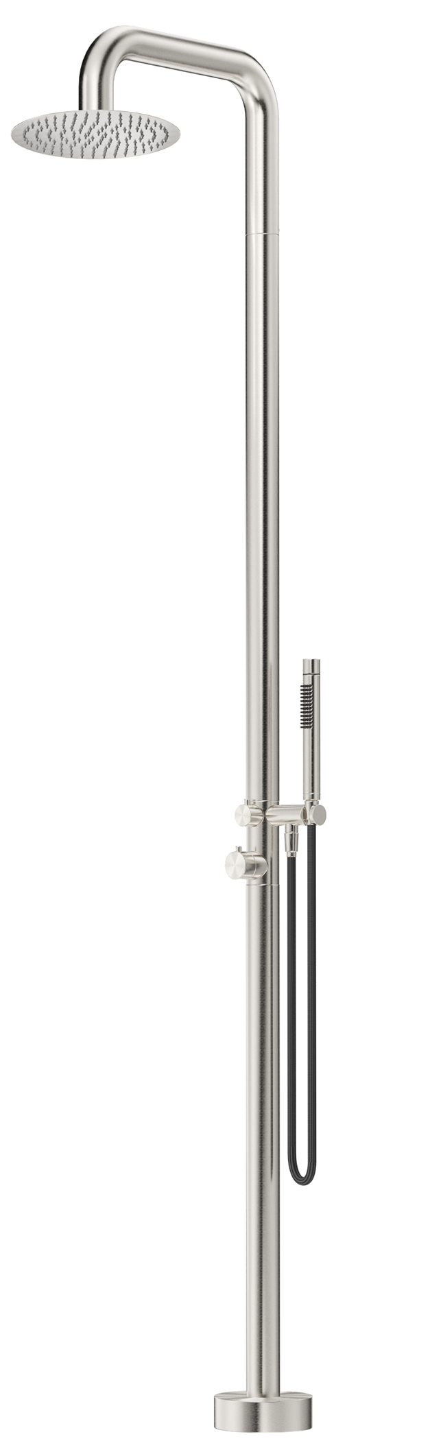 Mica Soft Square Freestanding Outdoor Shower - Neche Interiors