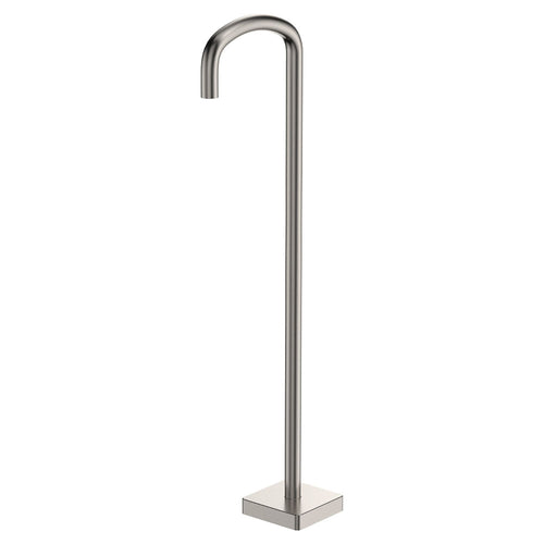 Tono Floor Mounted Bath Outlet, Brushed Nickel
