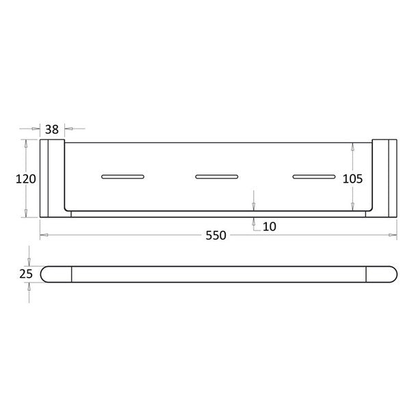Flores Shower Shelf - Neche Interiors