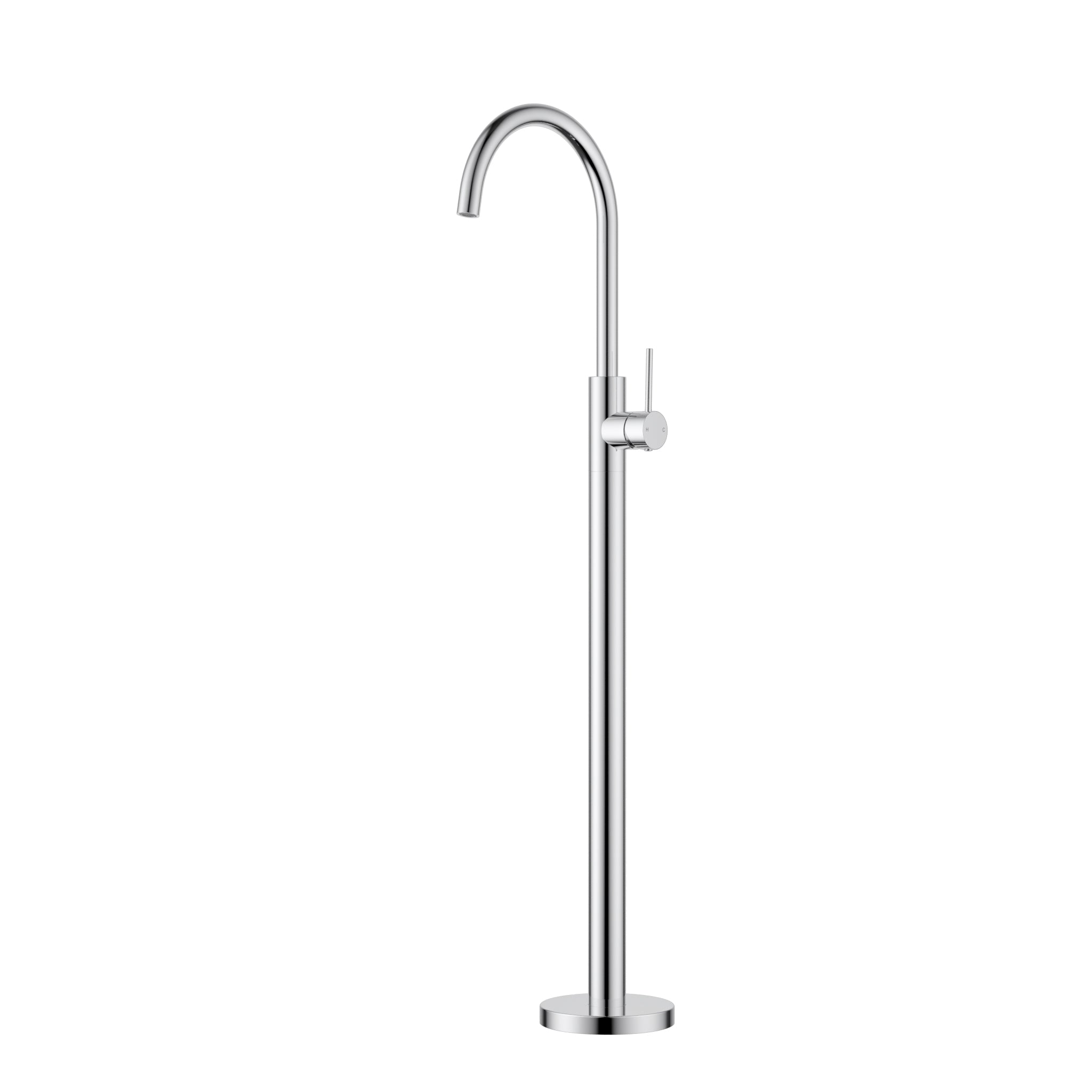 Otus Freestanding Bath Spout With Mixer - Neche Interiors