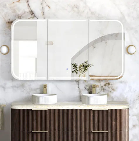 Newport LED Shaving Cabinet - Neche Interiors