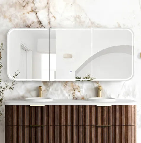 Newport LED Shaving Cabinet - Neche Interiors