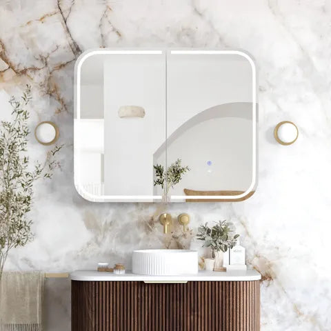 Newport LED Shaving Cabinet - Neche Interiors